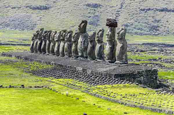 Chile - isla de Rapa Nui o Pascua 01 - Ahu Tongariki